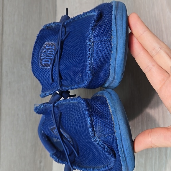 Hey Dude UnisexWally Funk Mono True Blue Casual Shoes Flats Sz L11 M9 - Picture 5 of 12